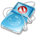 iPod Video Blue No Disconnect Icon 128x128 png